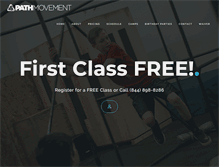 Tablet Screenshot of pathmovement.com